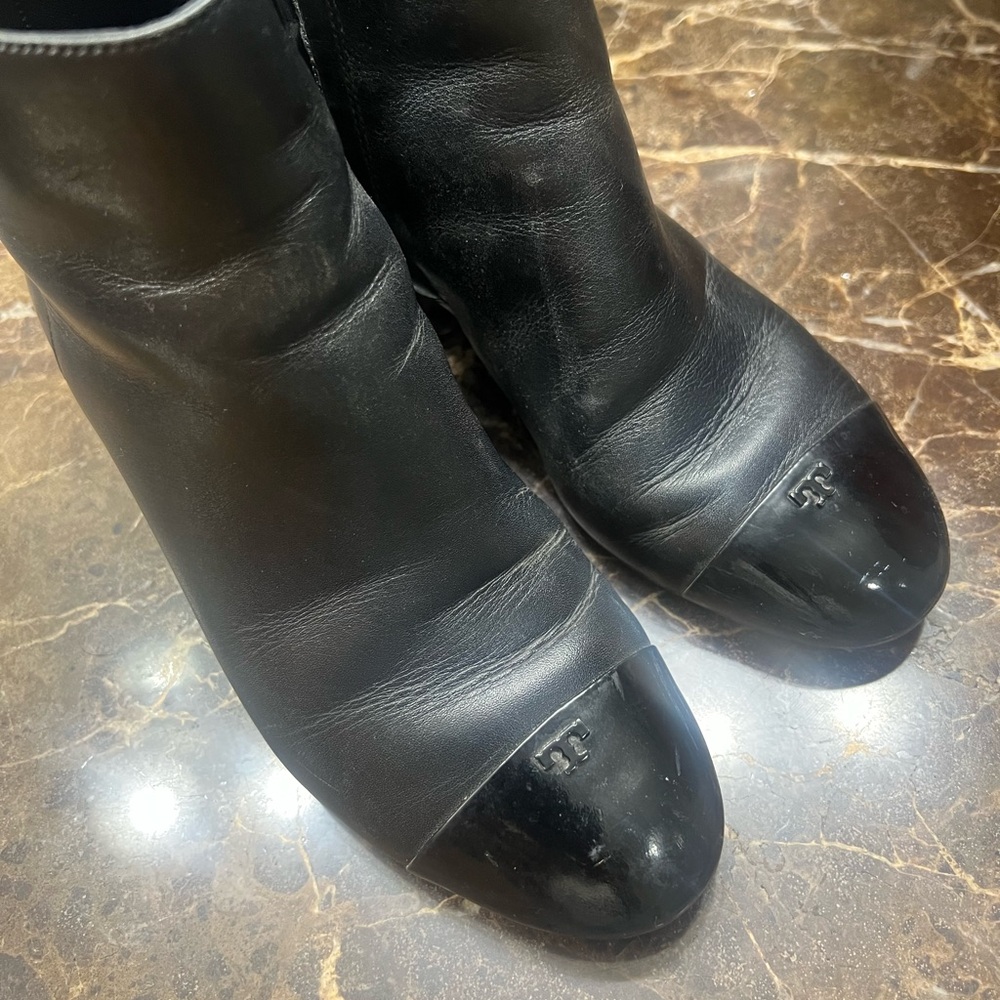 Tory Burch Shelby  Black Bootie Boots 5